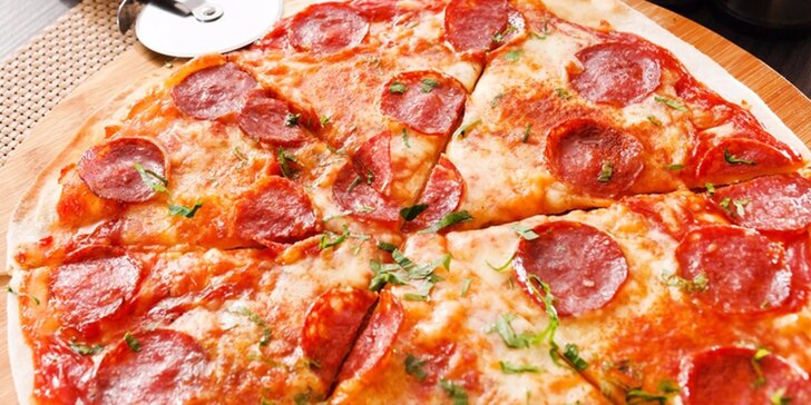 2x křupavá italská pizza 32 cm výběr z 8 druhů