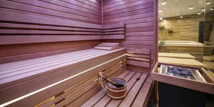 V cene jedného balíčka je 120-minútový vstup do hotelového wellness.