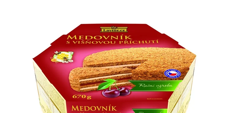 Ručně vyráběné medové dorty Lavtor