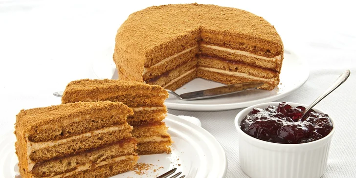 Ručně vyráběné medové dorty Lavtor