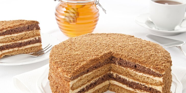 Ručně vyráběné medové dorty Lavtor