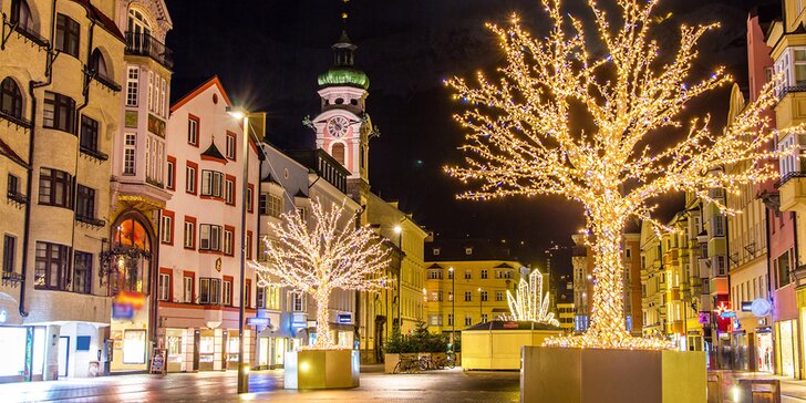 1 den v adventním Innsbrucku i s návštěvou magického světa křišťálu Swarovski