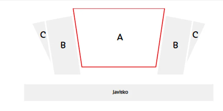 Otvorená vstupenka pre 2 osoby na ľubovoľné divadelné predstavenie pre divadelnú sezónu 2019 - 2020 platí pre sedenie v sektore A alebo v sektore B podľa zakúpeného variantu.