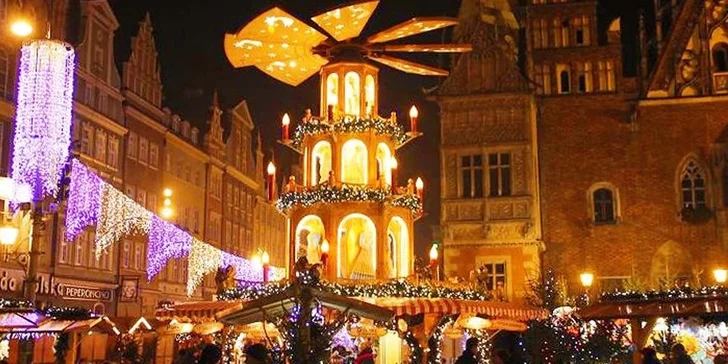 Polská Wroclaw v čase adventu