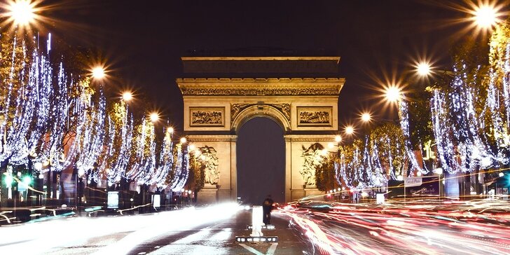 Paříž s návštěvou adventních trhů na Champs Elyseés a Versailles + ubytování