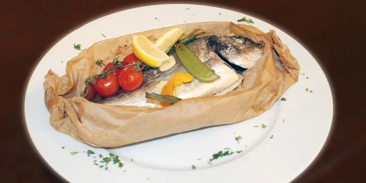Luxusní 3chodové menu - na výběr pražma i hovězí steak