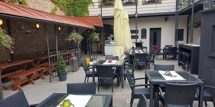 Luxusní 3chodové menu - na výběr pražma i hovězí steak