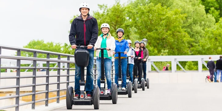 Na Segway Ladronkou, cyklostezkou na Zbraslavi, nebo Slapech