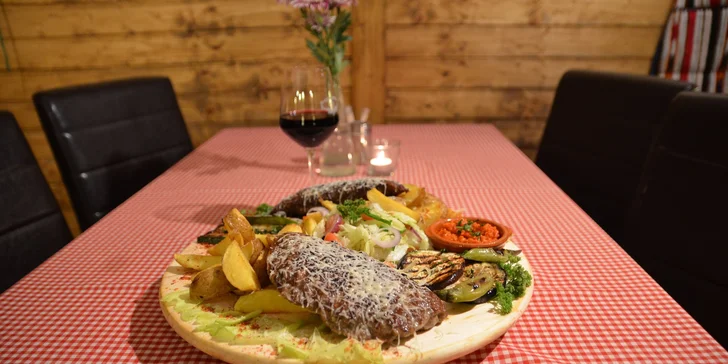 Balkánské menu pro 2 osoby