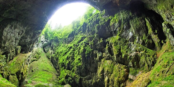 Aktivní balíčky s jídlem a vstupy do jeskyní Moravského krasu - platí až do října