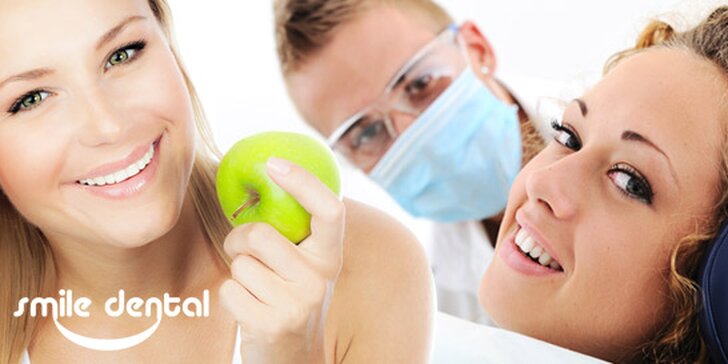 Kompletní dentální hygiena Smile Dental. 90 minut péče, odborné vyšetření, instruktáž i odstranění zubního kamene.