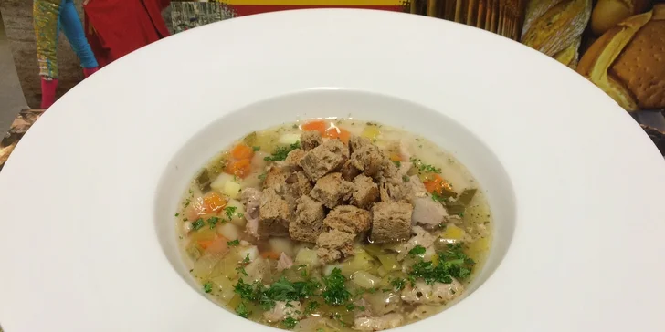 Sváteční menu o čtyřech chodech pro dva labužníky