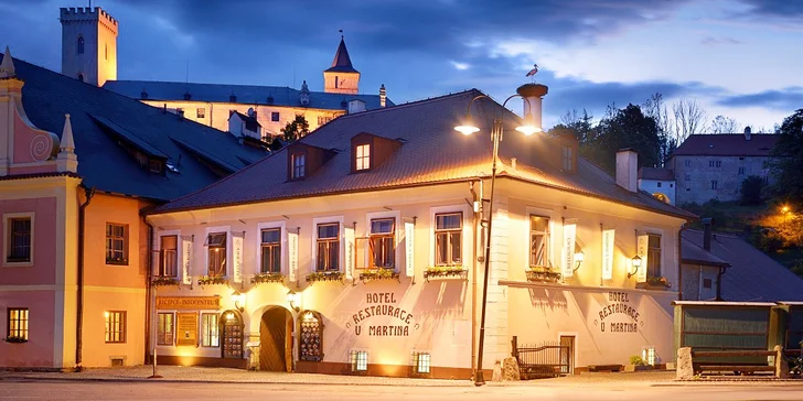 Romantický pobyt s polopenzí i wellness v jižních Čechách