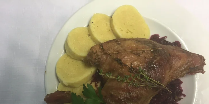 Výborné menu pro dva v restauraci U Zlaté cihly