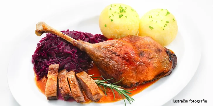 Výborné menu pro dva v restauraci U Zlaté cihly