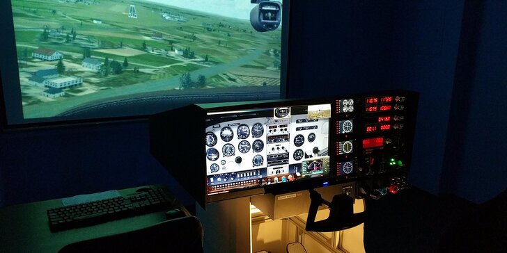 Letecký simulátor Cessna a Zero- létání ve dvou