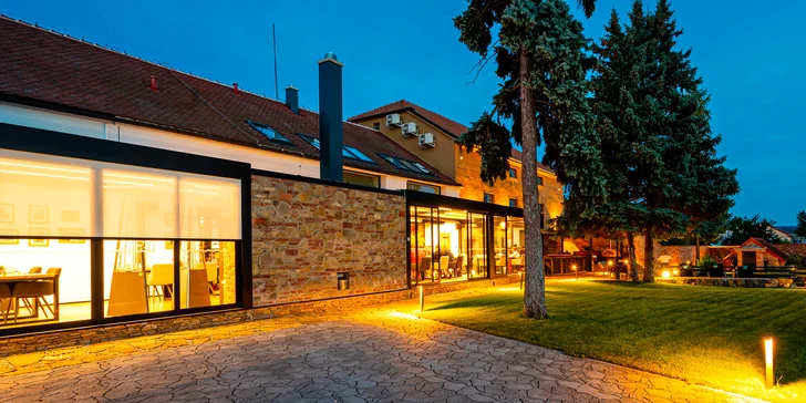 Žeraviny: štýlový adults only hotel v budove historického mlyna vrátane polpenzie aj degustačnej večere