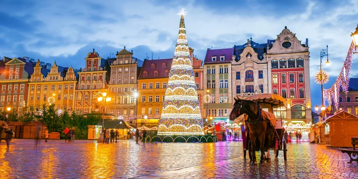 Jednodenní autobusový zájezd do adventní Vratislavi: odjezd z Moravy