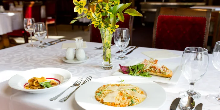 3-chodové menu v reštaurácii Hotela BANKOV**** pre 2 osoby