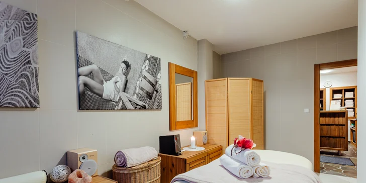 Zážitek z wellness si můžete za příplatek ještě vylepšit skvělou masáží.