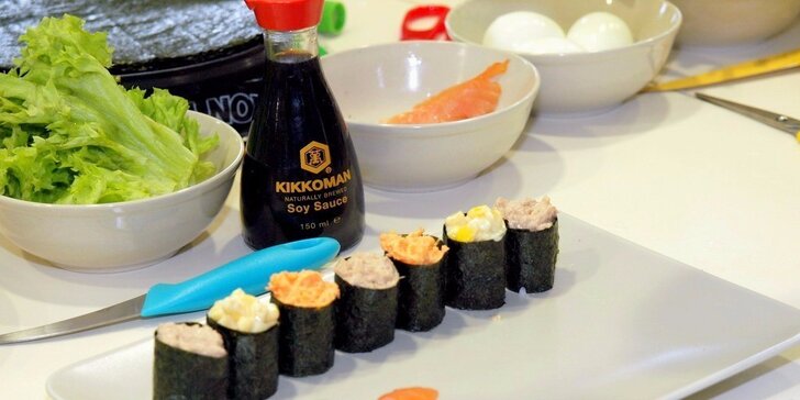 Kurz přípravy sushi: teorie, praxe, degustace i sushi na doma