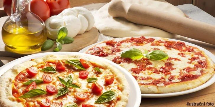 2 lahodné pizzy ve Franko's Restaurant & Burgeria