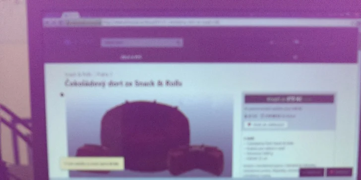 Čokoládový dort ze Snack & Rolls