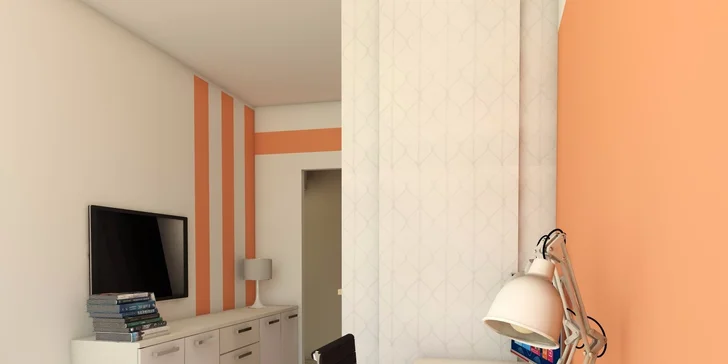 3D návrh dětského pokoje od profesionálního designéra