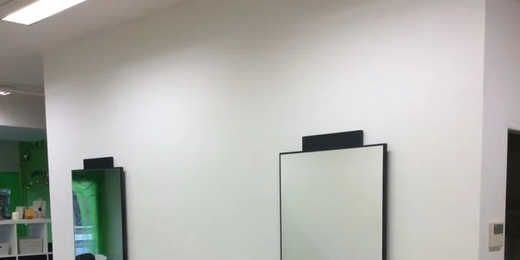 Mytí, střih a foukaná v centru Prahy
