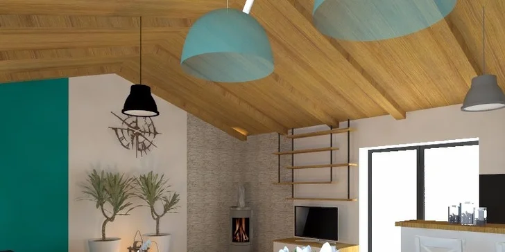 3D návrh interiéru od profesionálního designéra