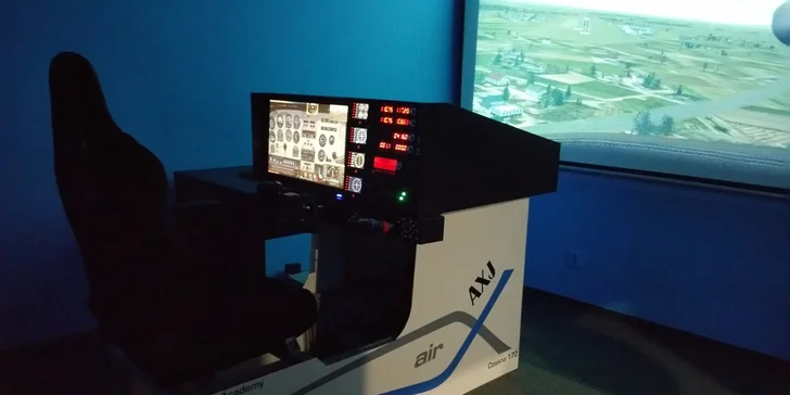 Letecký simulátor Cessna a Zero- létání ve dvou