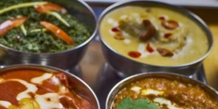 Pochoutky z indických restaurací Masala za polovinu