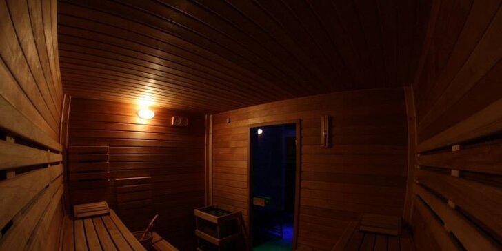 Privátní sauna na 90 minut až pro 8 osob