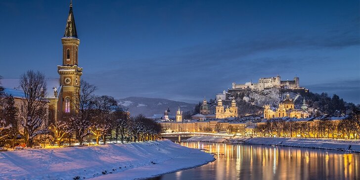 Jednodenní výlet do vánočně laděného Salzburgu
