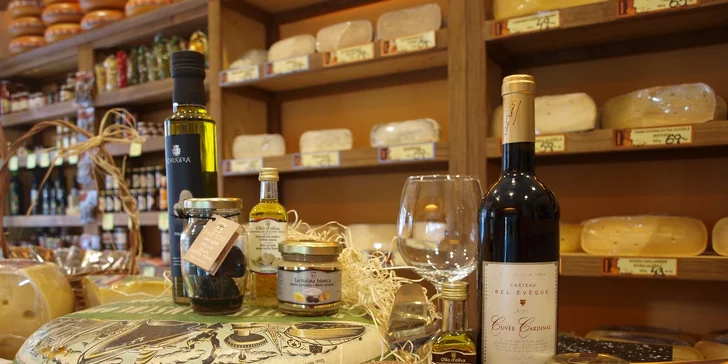 200 nebo 500 g uleželé goudy ze sýrárny v pražské pobočce Boutique Gurmán
