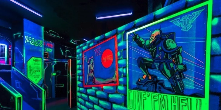 Akční laser game v centru Prahy až pro 16 hráčů