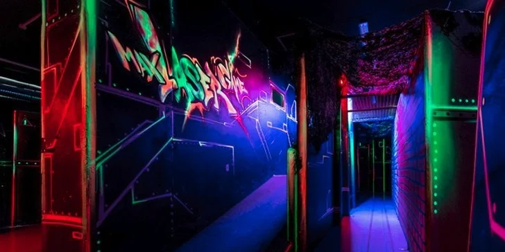Akční laser game v centru Prahy až pro 16 hráčů