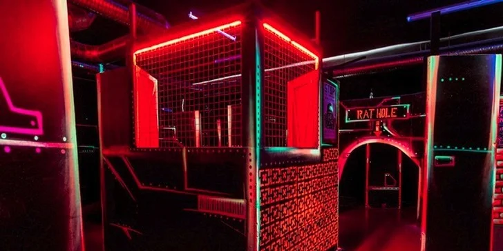 Akční laser game v centru Prahy až pro 16 hráčů