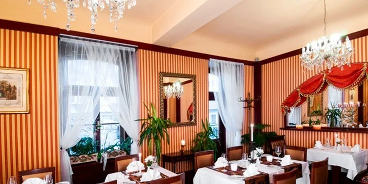 40% sleva na jídlo a pití v malostranské restauraci U Patrona