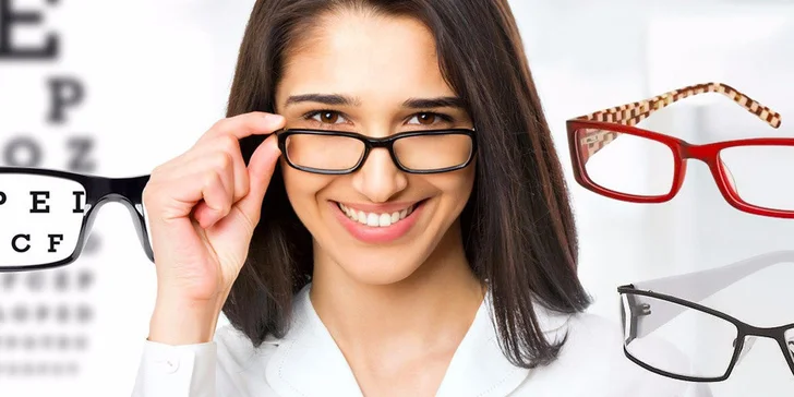 Brýlové obruby v hodnotě 1000 Kč z Optiky Novotný