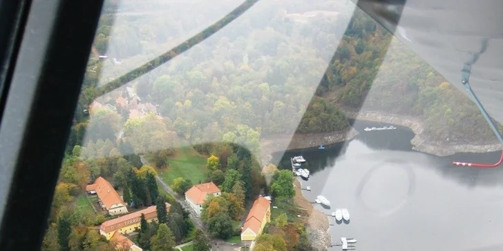 Vyhlídkový let sportovním letounem z letiště Příbram