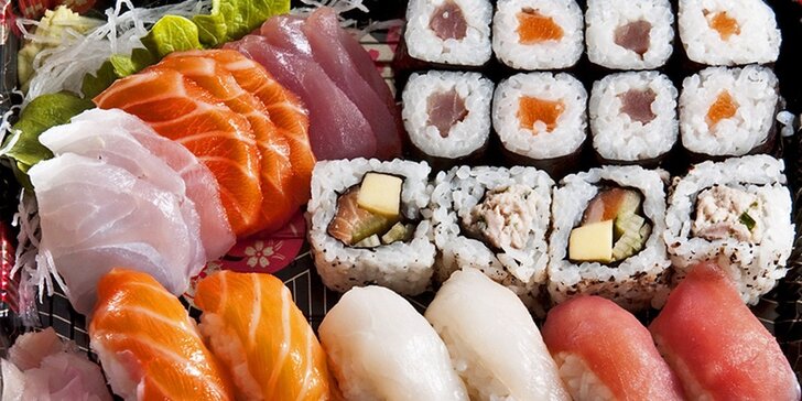 Fantastické sushi sety s sebou - výběr ze 4 různých menu