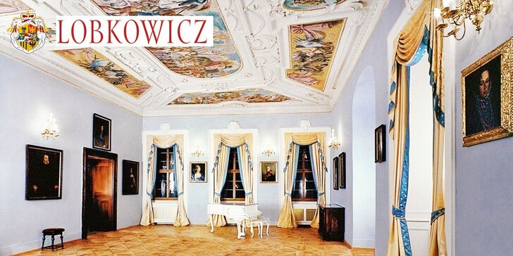 2 vstupenky na prohlídku Lobkowiczkého paláce