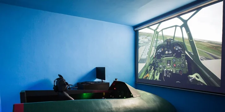 Letecký simulátor Cessna a Zero- létání ve dvou