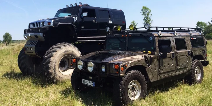 Obr zážitek: 25 minut řízení Hummer Monster Trucku na off road dráze