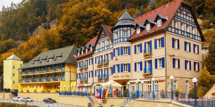 Čtyřhvězdičkový relax v Hřensku s konzumací vína