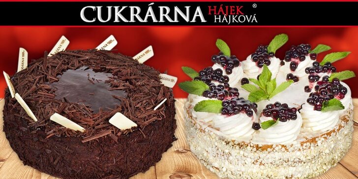 Špičkové dorty i cheesecaky z cukrárny Hájek & Hájková