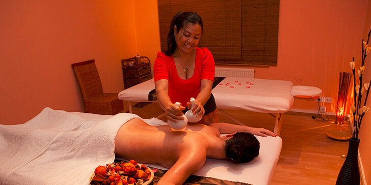 Relaxační thajská masáž v salonu Elite - výběr ze 3 druhů masáží