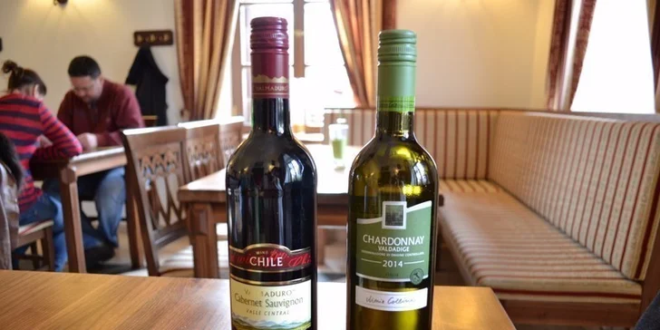 Luxusní menu pro dva včetně aperitivu a lahvinky vína