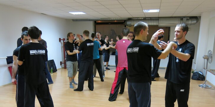 Lekce čínského bojového umění Wing Chun kung fu